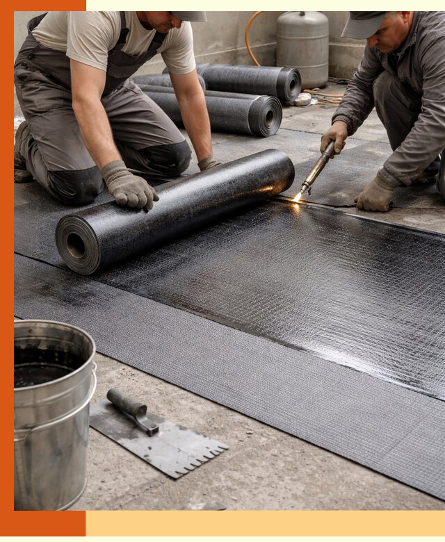 Монтаж гидроизоляционной мембраны в Ишиме для зданий и конструкций