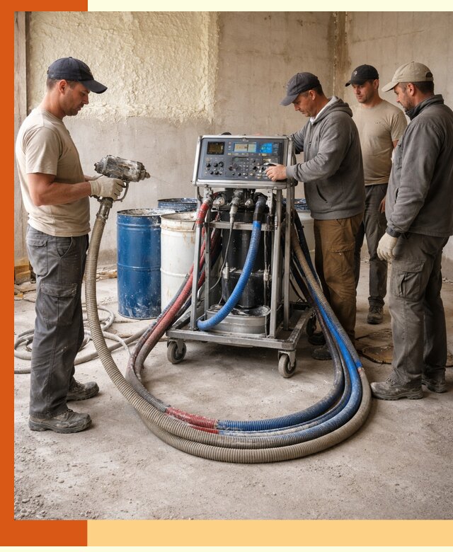 Аренда установки для напыления ППУ в Ишиме на выгодных условиях